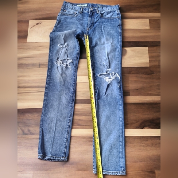 Gap Men's Distressed Skinny Jeans - Picture 5 of 7